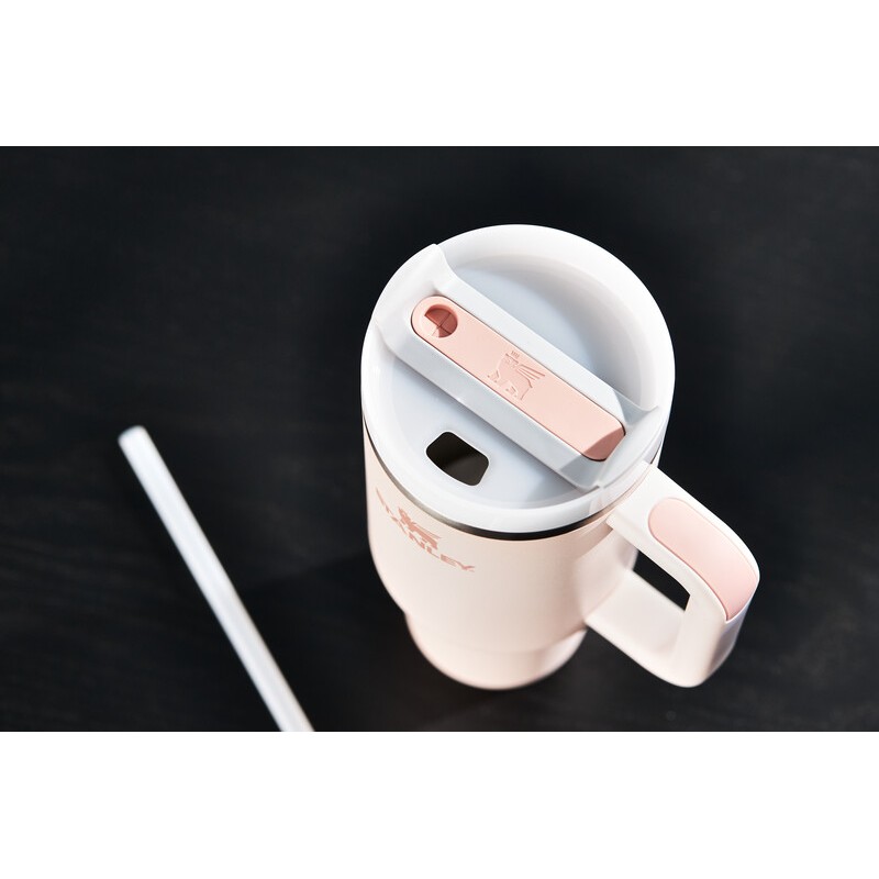 Termo Stanley Adventure Quencher H2.0 40 0z Flowstate Tumbler Rose Quartz - Imagen 5