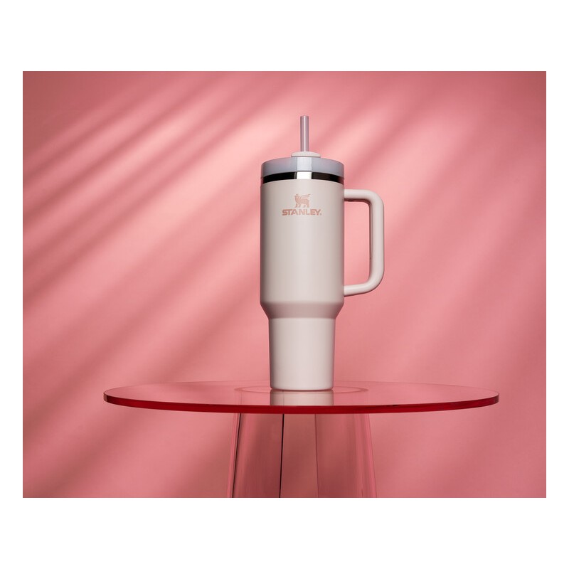 Termo Stanley Adventure Quencher H2.0 40 0z Flowstate Tumbler Rose Quartz - Imagen 7