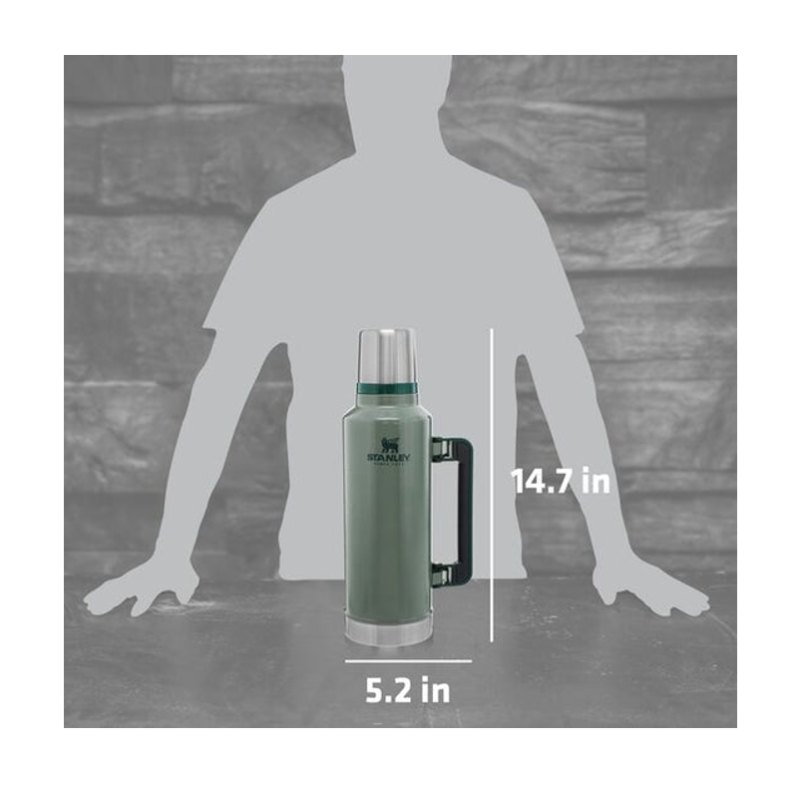 Termo Stanley Legendary Adventure 2 qt (1,9 litros) Hammerton Green - Imagen 6