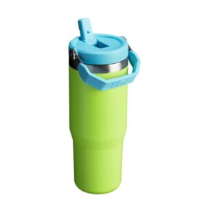 Termo Stanley Classic Flip Straw Tumbler  887 ml Bright Lime - Imagen 2