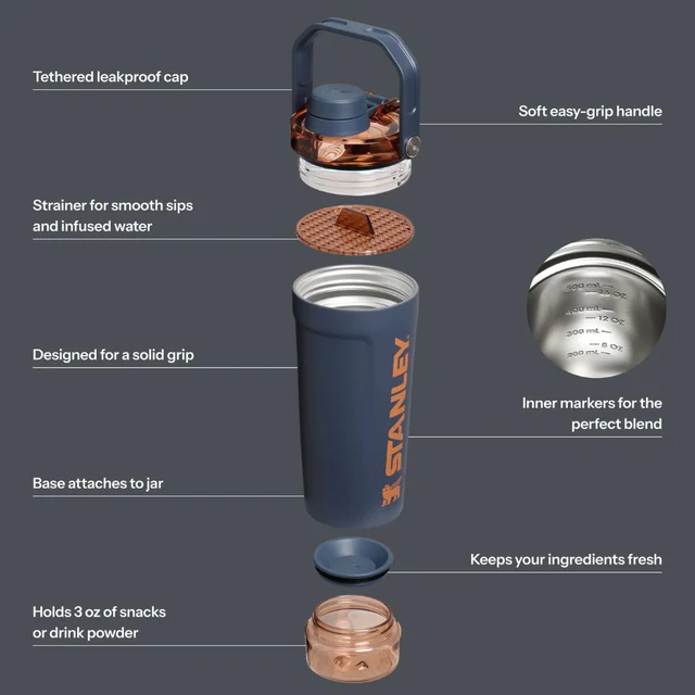 Stanley Activate Shaker 20 oz (591ml) Twilight - Imagen 5