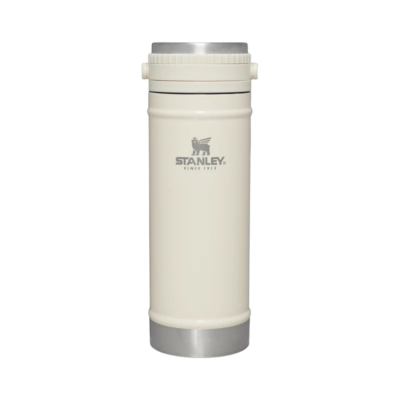 Prensa Francesa Stanley Classic Travel Mug French Press Cream Gloss 16oz (473 ml)